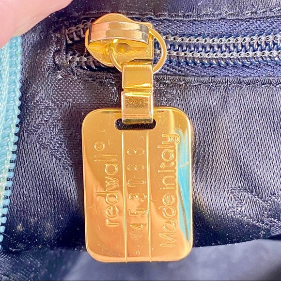 Moschino Couture Tiffany Blue Patent Leather Bowler Bag w/ Crossbody Strap - Picture 11 of 15